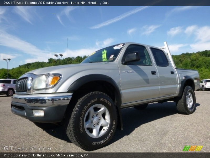 Lunar Mist Metallic / Oak 2004 Toyota Tacoma V6 Double Cab 4x4