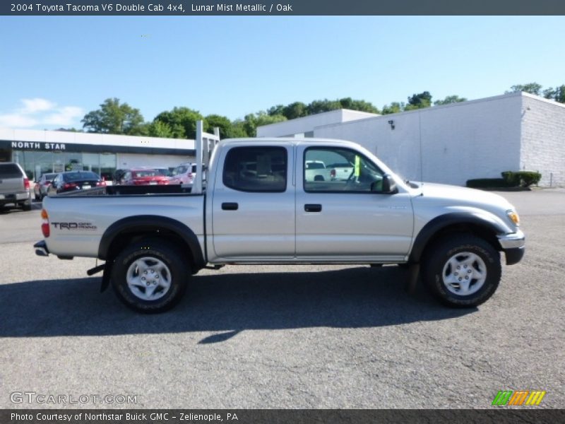 Lunar Mist Metallic / Oak 2004 Toyota Tacoma V6 Double Cab 4x4