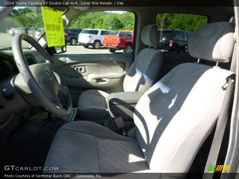 Lunar Mist Metallic / Oak 2004 Toyota Tacoma V6 Double Cab 4x4