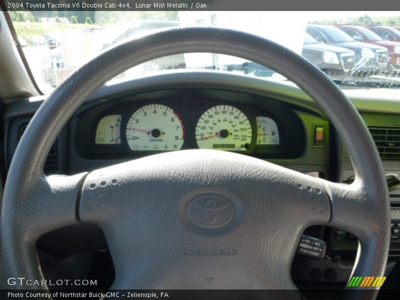 Lunar Mist Metallic / Oak 2004 Toyota Tacoma V6 Double Cab 4x4
