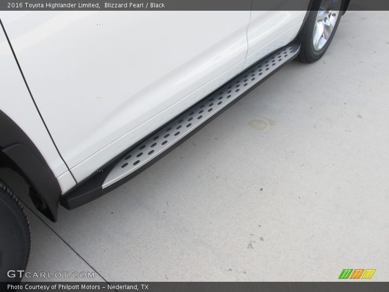 Blizzard Pearl / Black 2016 Toyota Highlander Limited