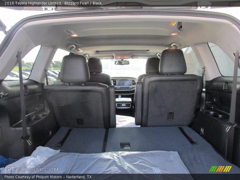 Blizzard Pearl / Black 2016 Toyota Highlander Limited
