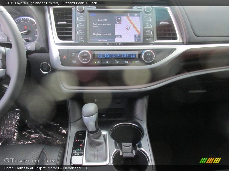 Blizzard Pearl / Black 2016 Toyota Highlander Limited