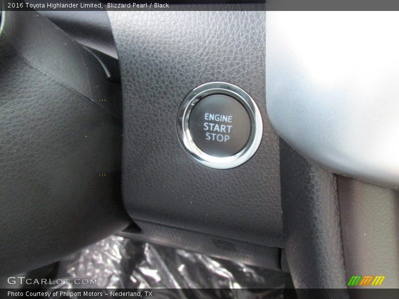 Blizzard Pearl / Black 2016 Toyota Highlander Limited