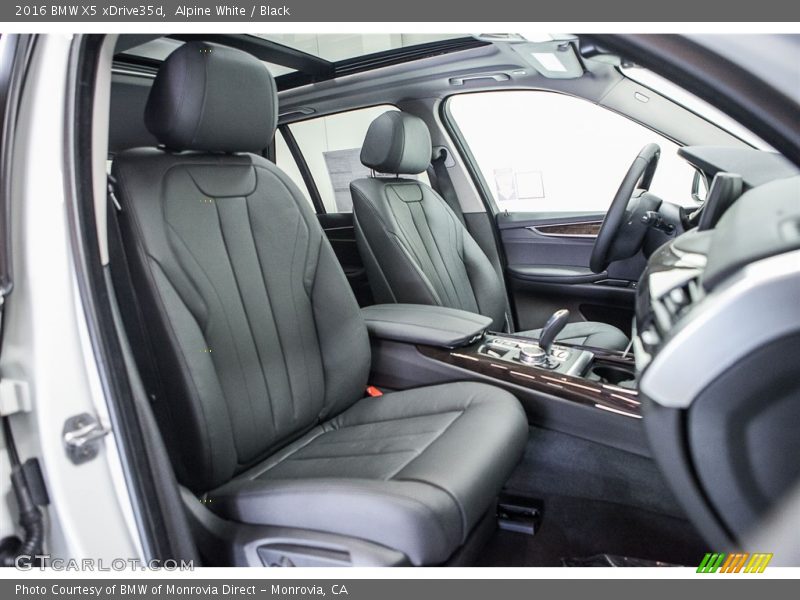 Alpine White / Black 2016 BMW X5 xDrive35d