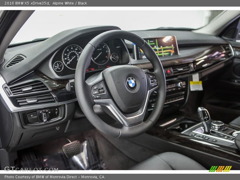 Alpine White / Black 2016 BMW X5 xDrive35d