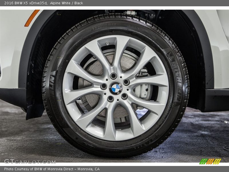 Alpine White / Black 2016 BMW X5 xDrive35d