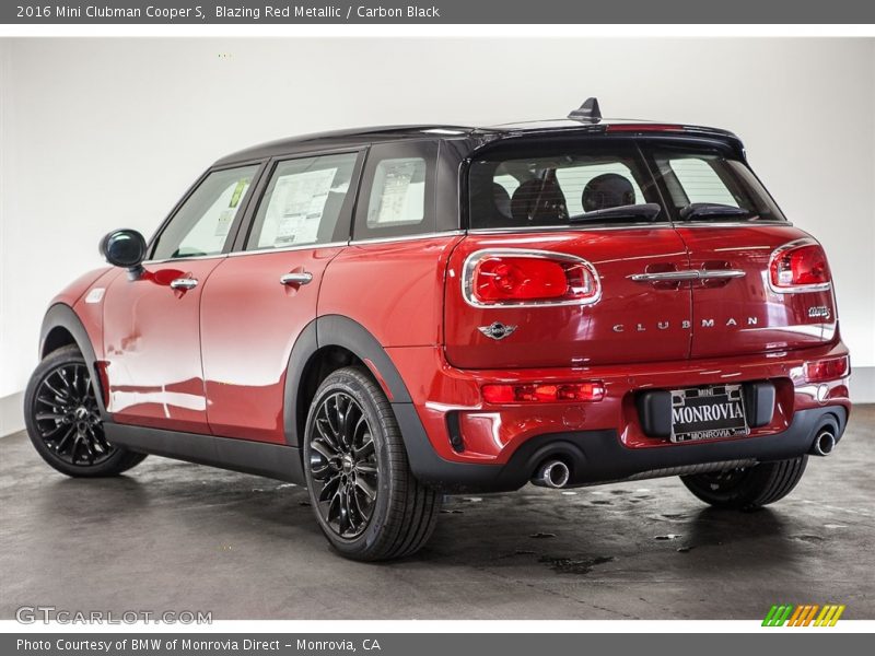 Blazing Red Metallic / Carbon Black 2016 Mini Clubman Cooper S