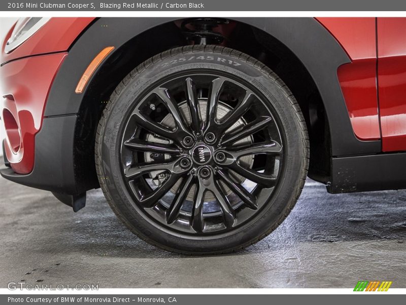 Blazing Red Metallic / Carbon Black 2016 Mini Clubman Cooper S