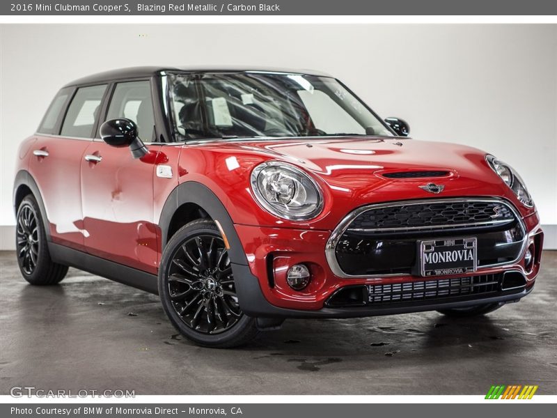 Blazing Red Metallic / Carbon Black 2016 Mini Clubman Cooper S