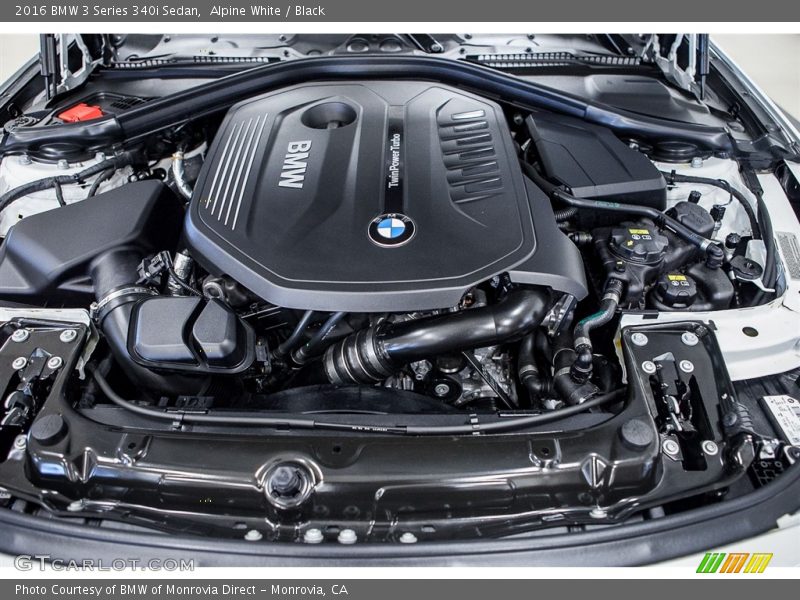  2016 3 Series 340i Sedan Engine - 3.0 Liter DI TwinPower Turbocharged DOHC 24-Valve VVT Inline 6 Cylinder