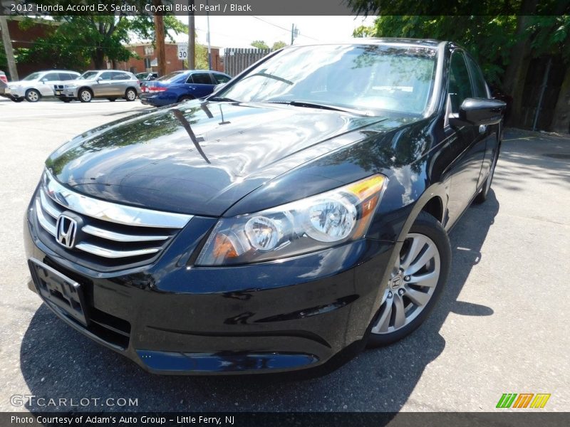 Crystal Black Pearl / Black 2012 Honda Accord EX Sedan