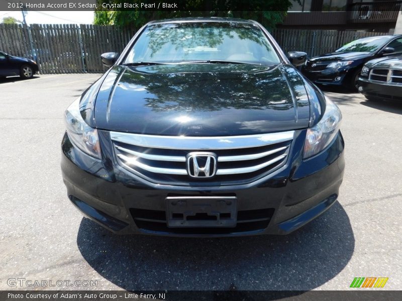 Crystal Black Pearl / Black 2012 Honda Accord EX Sedan