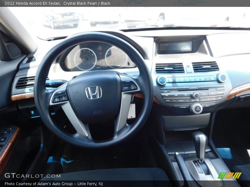 Crystal Black Pearl / Black 2012 Honda Accord EX Sedan
