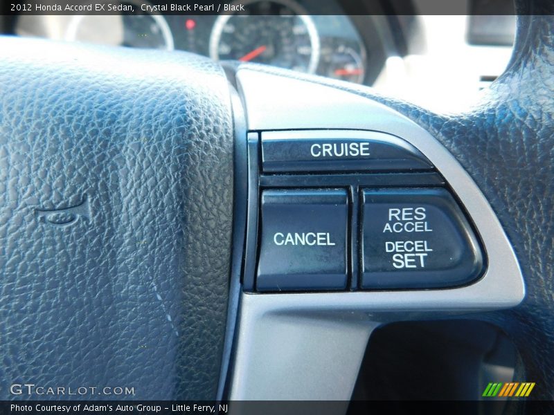 Crystal Black Pearl / Black 2012 Honda Accord EX Sedan