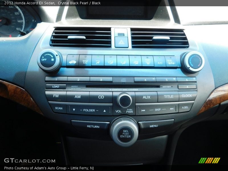 Crystal Black Pearl / Black 2012 Honda Accord EX Sedan