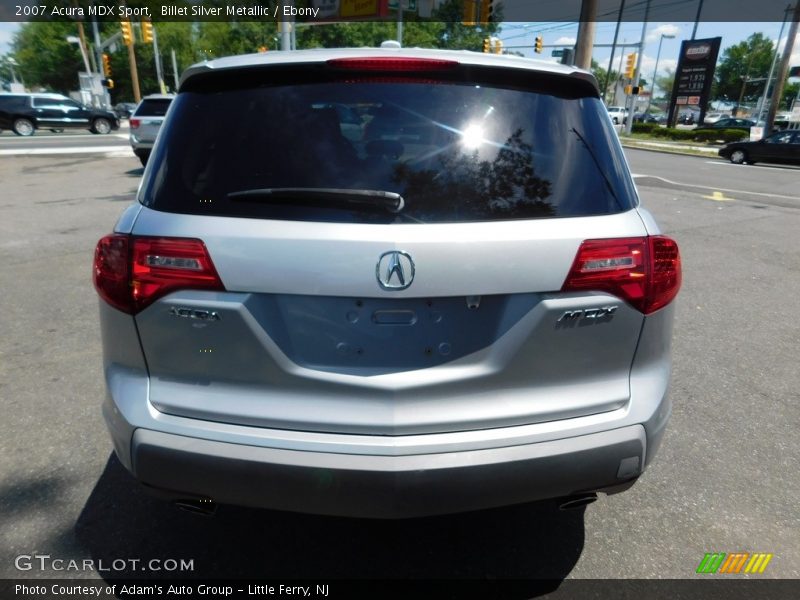 Billet Silver Metallic / Ebony 2007 Acura MDX Sport