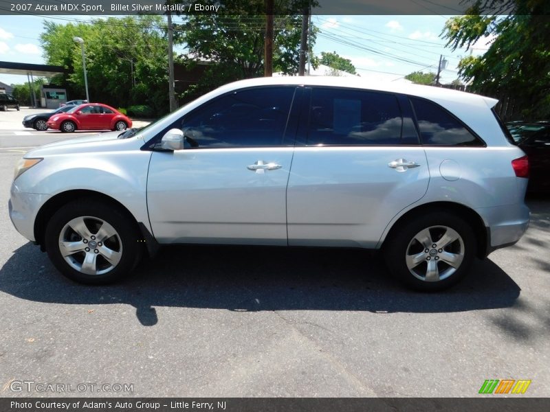 Billet Silver Metallic / Ebony 2007 Acura MDX Sport