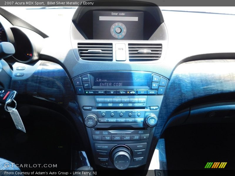 Billet Silver Metallic / Ebony 2007 Acura MDX Sport