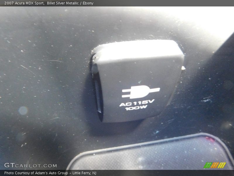 Billet Silver Metallic / Ebony 2007 Acura MDX Sport