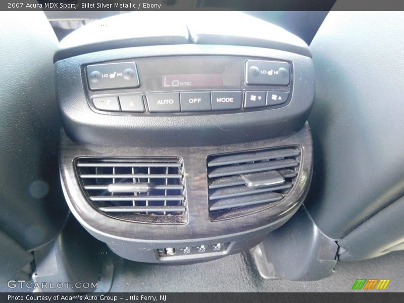 Billet Silver Metallic / Ebony 2007 Acura MDX Sport