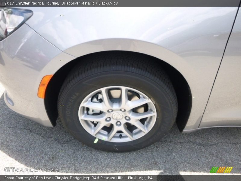 Billet Silver Metallic / Black/Alloy 2017 Chrysler Pacifica Touring