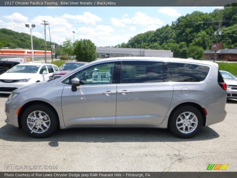 Billet Silver Metallic / Black/Alloy 2017 Chrysler Pacifica Touring