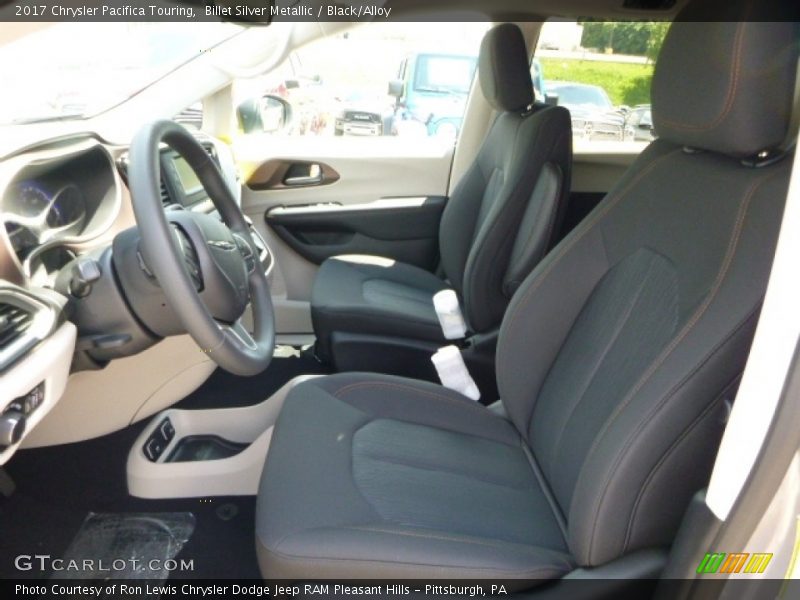 Billet Silver Metallic / Black/Alloy 2017 Chrysler Pacifica Touring