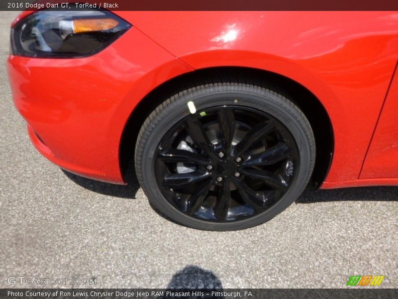 TorRed / Black 2016 Dodge Dart GT