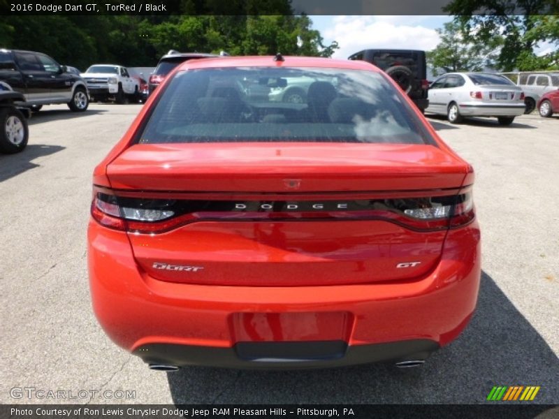 TorRed / Black 2016 Dodge Dart GT