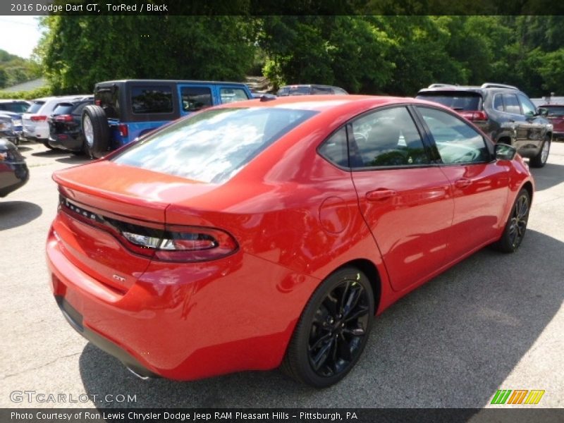 TorRed / Black 2016 Dodge Dart GT
