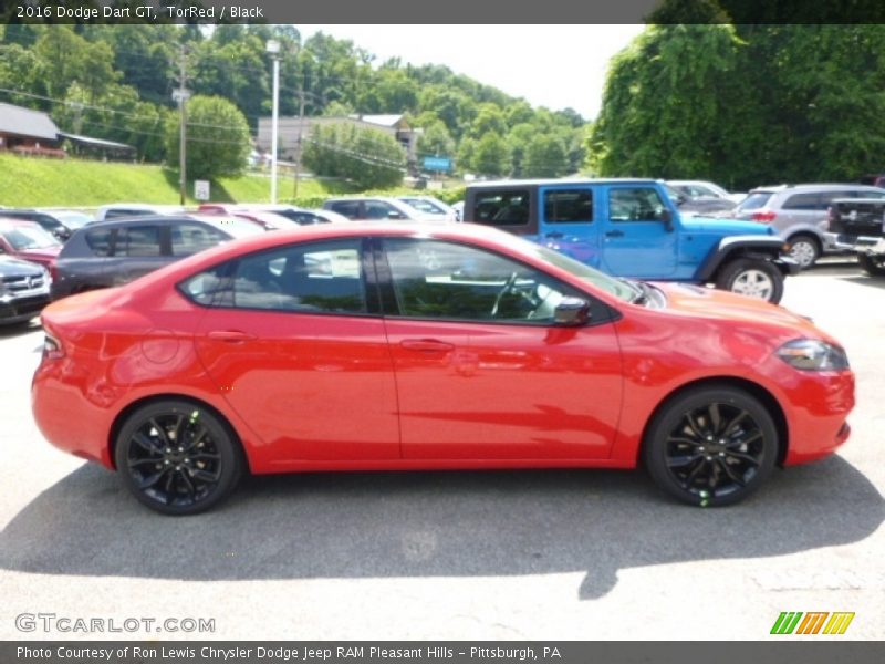 TorRed / Black 2016 Dodge Dart GT