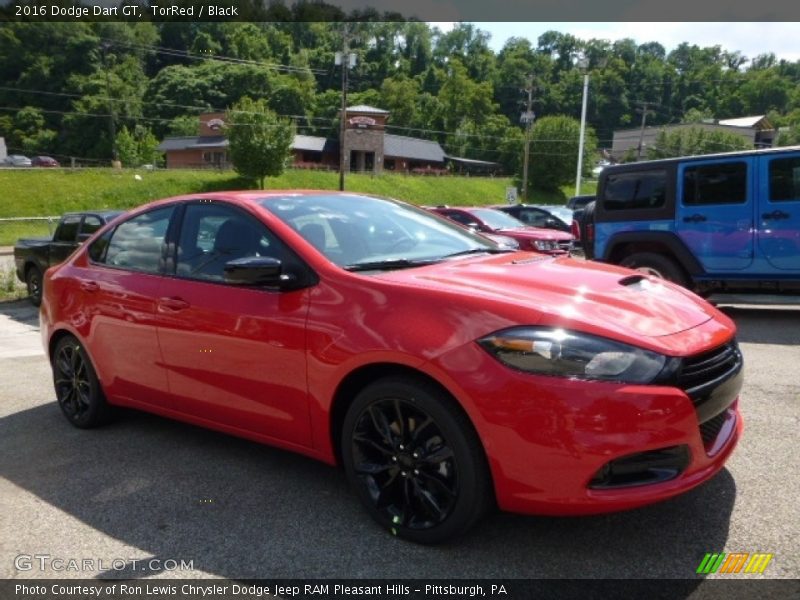 TorRed / Black 2016 Dodge Dart GT