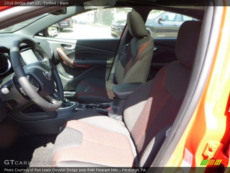 TorRed / Black 2016 Dodge Dart GT