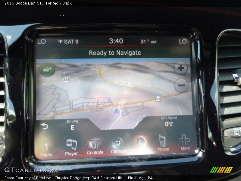 TorRed / Black 2016 Dodge Dart GT