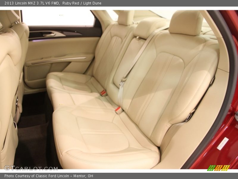 Ruby Red / Light Dune 2013 Lincoln MKZ 3.7L V6 FWD