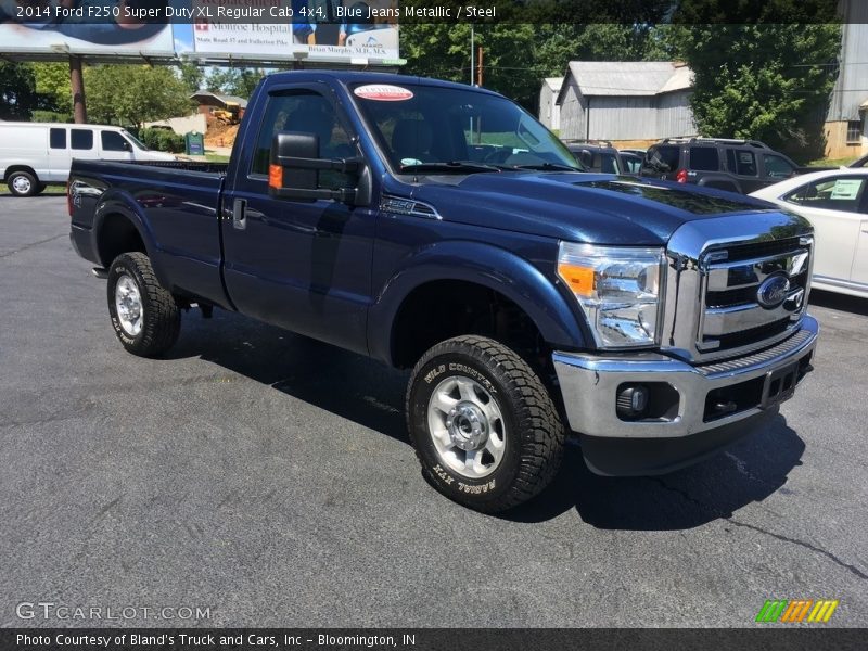 Blue Jeans Metallic / Steel 2014 Ford F250 Super Duty XL Regular Cab 4x4