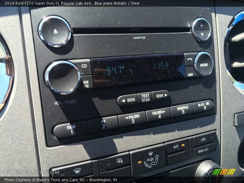 Blue Jeans Metallic / Steel 2014 Ford F250 Super Duty XL Regular Cab 4x4