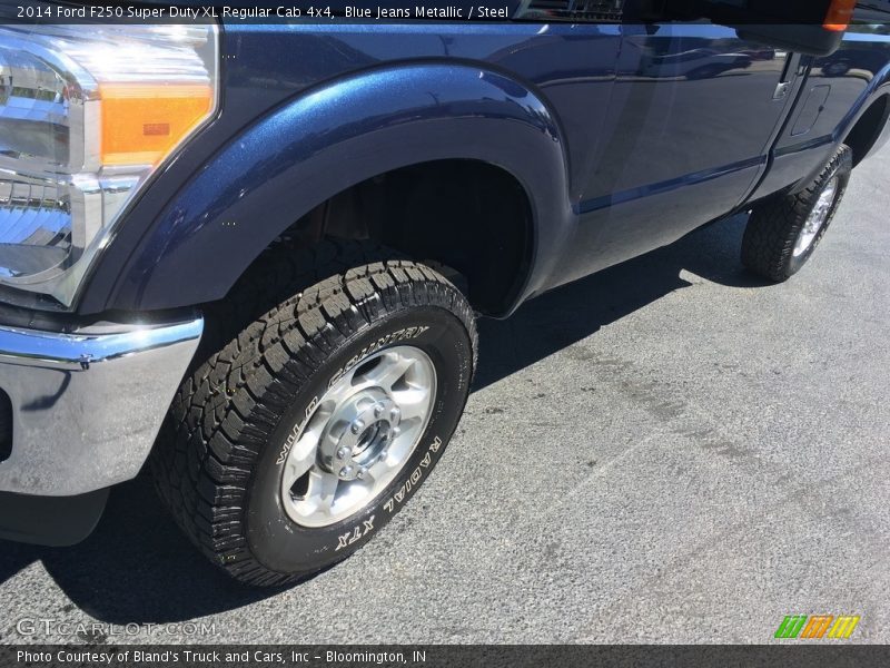 Blue Jeans Metallic / Steel 2014 Ford F250 Super Duty XL Regular Cab 4x4