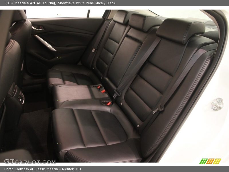Snowflake White Pearl Mica / Black 2014 Mazda MAZDA6 Touring