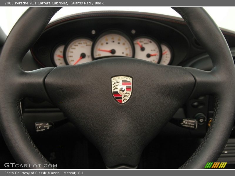 Guards Red / Black 2003 Porsche 911 Carrera Cabriolet