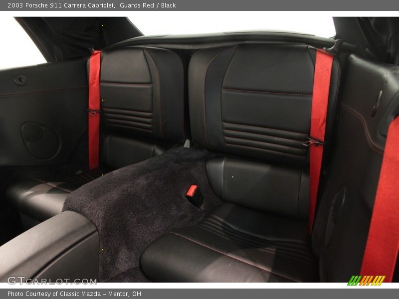 Guards Red / Black 2003 Porsche 911 Carrera Cabriolet