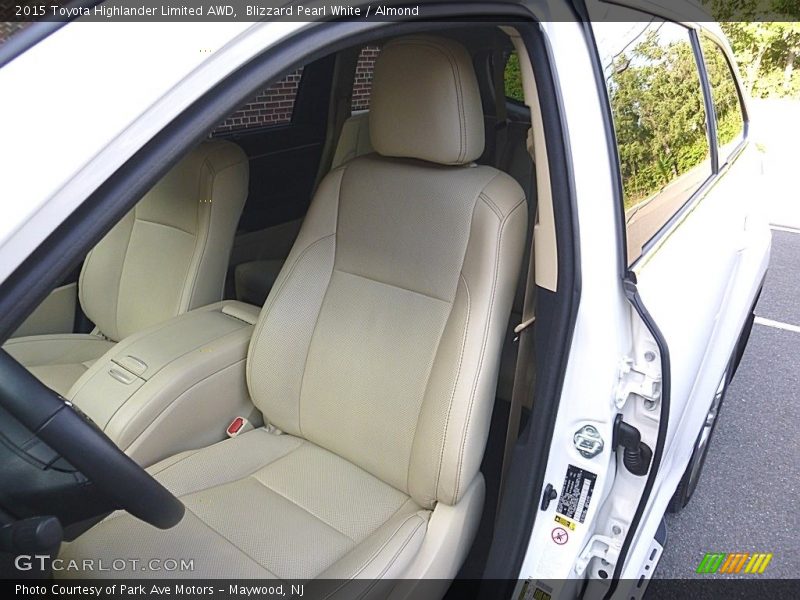 Blizzard Pearl White / Almond 2015 Toyota Highlander Limited AWD