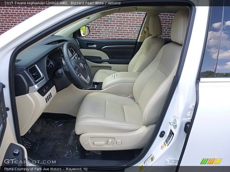 Blizzard Pearl White / Almond 2015 Toyota Highlander Limited AWD