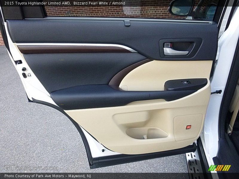Blizzard Pearl White / Almond 2015 Toyota Highlander Limited AWD