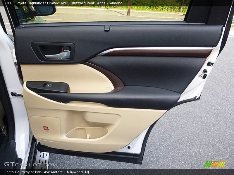 Blizzard Pearl White / Almond 2015 Toyota Highlander Limited AWD