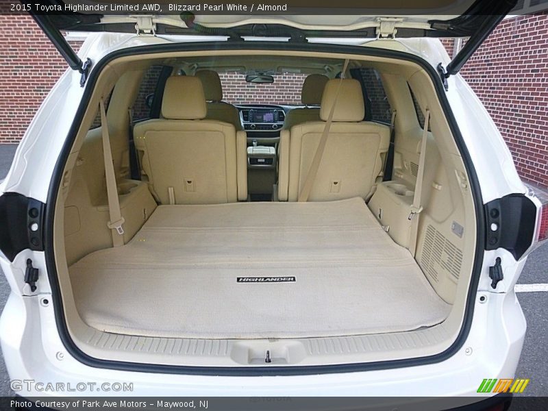Blizzard Pearl White / Almond 2015 Toyota Highlander Limited AWD