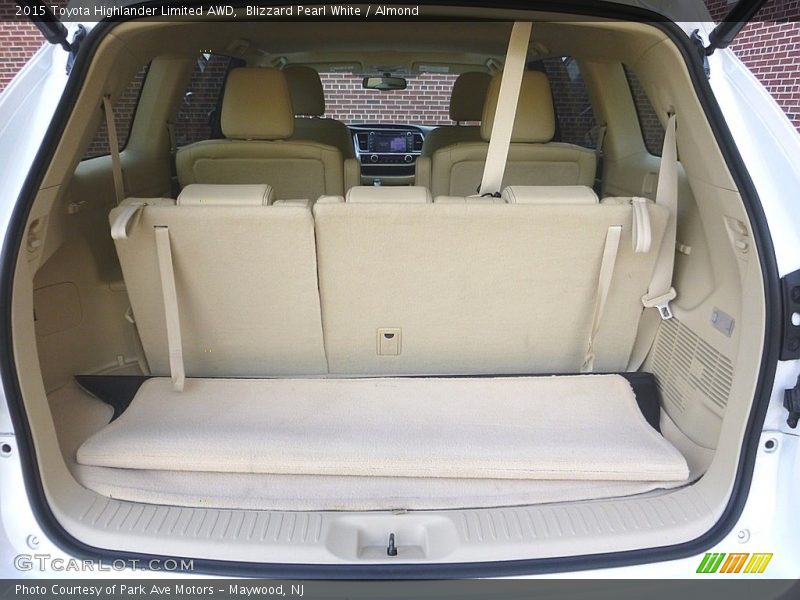 Blizzard Pearl White / Almond 2015 Toyota Highlander Limited AWD