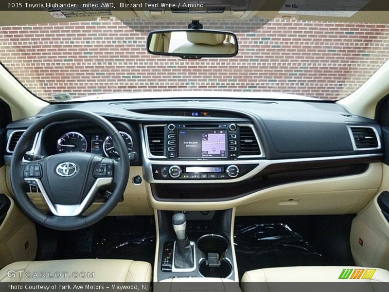 Blizzard Pearl White / Almond 2015 Toyota Highlander Limited AWD