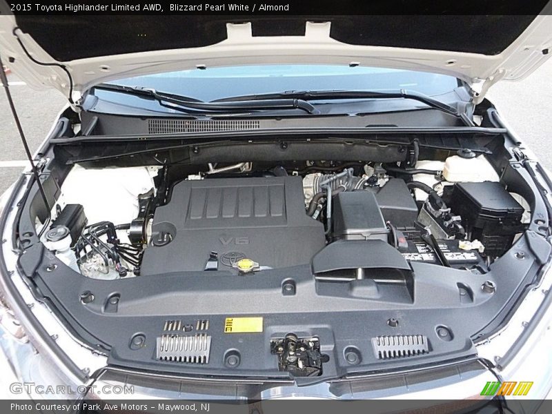 Blizzard Pearl White / Almond 2015 Toyota Highlander Limited AWD